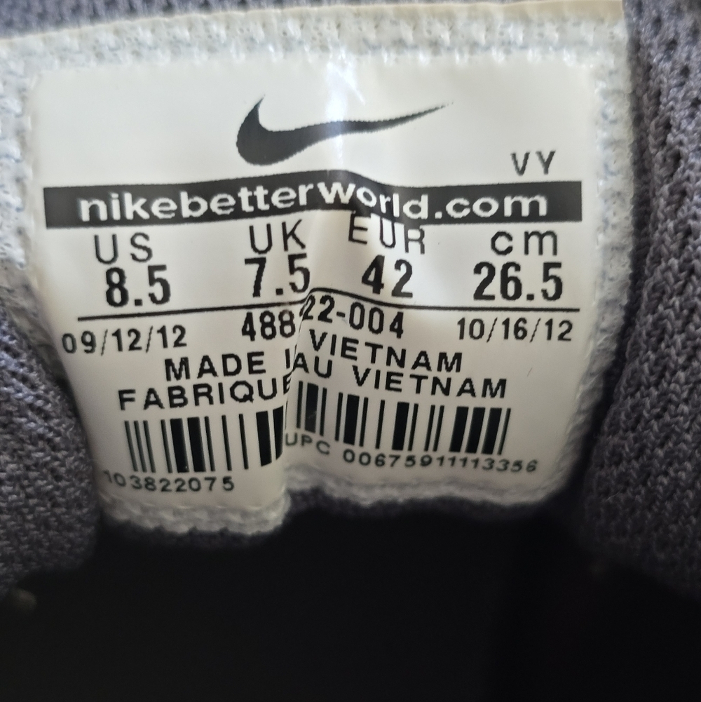 Nike Max Runner Lite 3 Air Max Running Shoes Size 8.5 - Picture 8 of 9